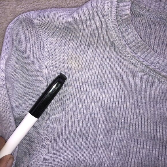 J.Jill Womens Sweater Small Crew Neck Long Sleeve Pullover Purple Knit Casual - Picture 9 of 14